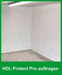 Auftrag der Antikondensationsbeschichtung HDL Protect Pro gegen Schimmel und Kondensfeuchte